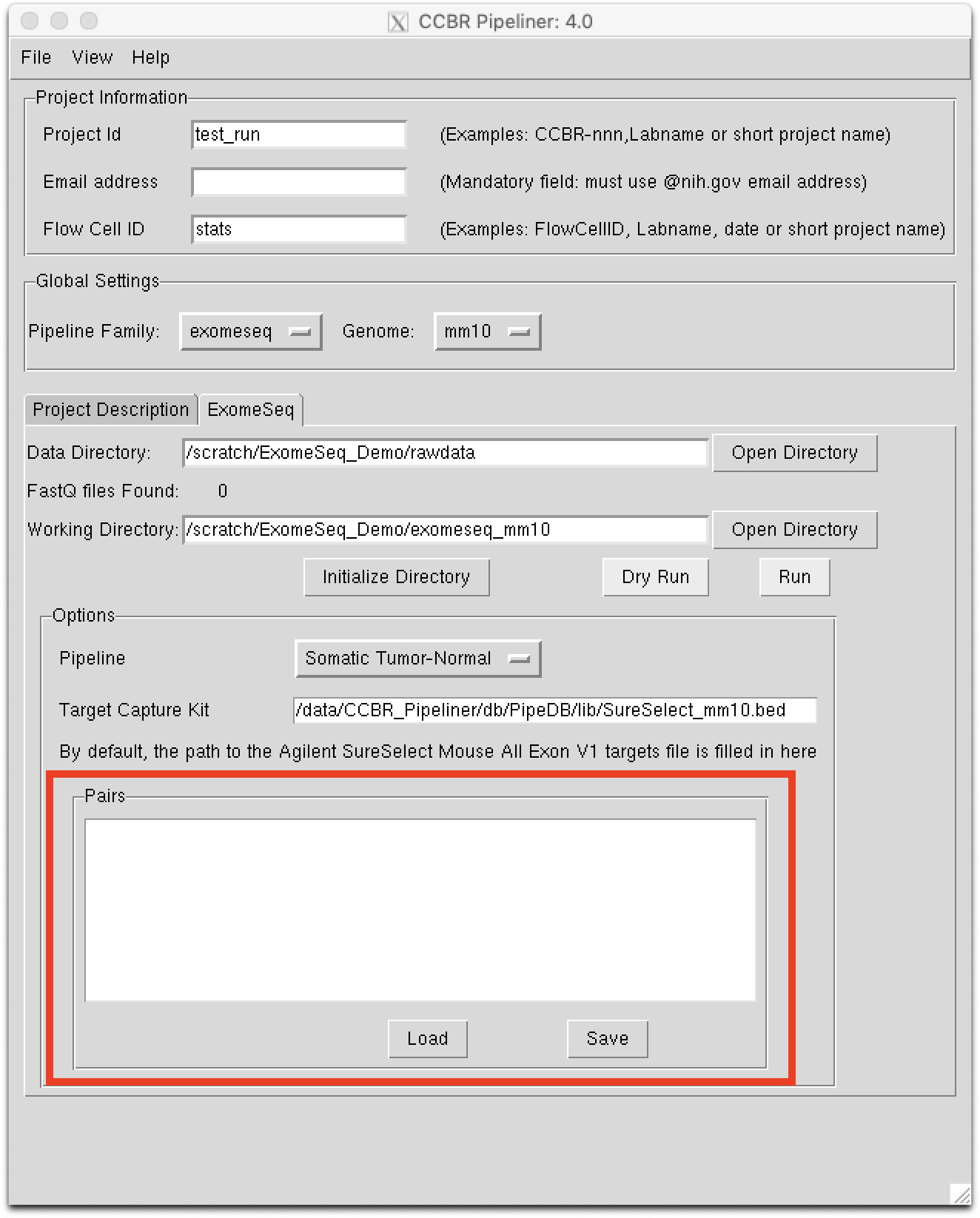 Provide tumor-normal pairing in the highlighted box